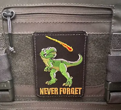 £4.49 • Buy NEVER FORGET Morale Patch Hook Backed Tactical Airsoft Badge