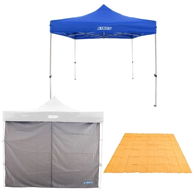 $187.44 • Buy Adventure Kings Portable Camping Gazebo 3mx3m + Side Wall + Mesh Flooring 3mx3m