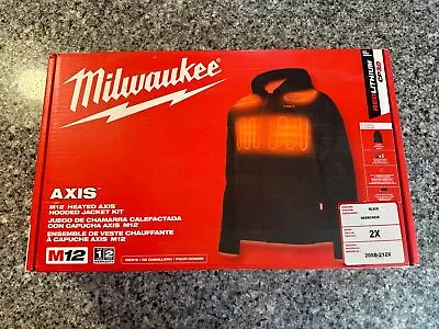 Milwaukee Tool 205B-212X M12 3.0 Heated Axis Hooded Jacket Kit - Black 2X-Large • $140