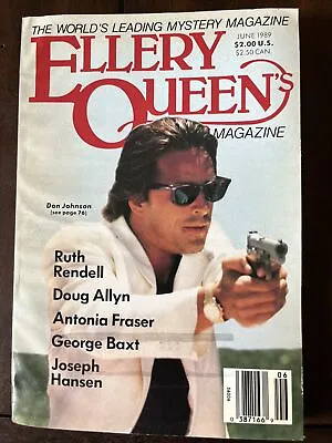 Ellery Queen - The World's Leading Mystery Magazine - June 1989 - Don Johnson • $6.98