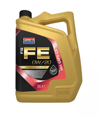 £52 • Buy Granville 1183 Fully Synthetic FS FE 0W/20 Engine Motor Oil - 5 Ltr