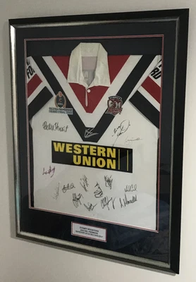 $1200 • Buy Sydney Roosters 2002 Premiership Signed Jersey And Framed