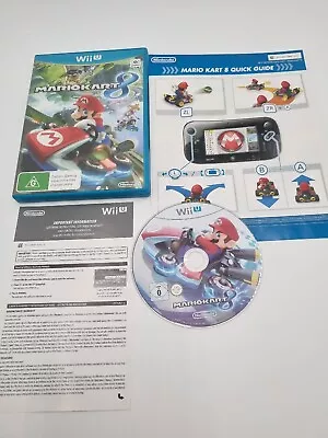 2014 Mario Kart 8 Racing Nintendo Wii U Game PAL GAME Australia G • $17.95