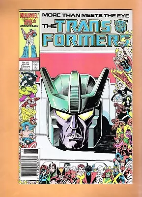 TRANSFORMERS #22 Vintage Marvel Comic Book 25th Anniversary Border 1986 • $12.99