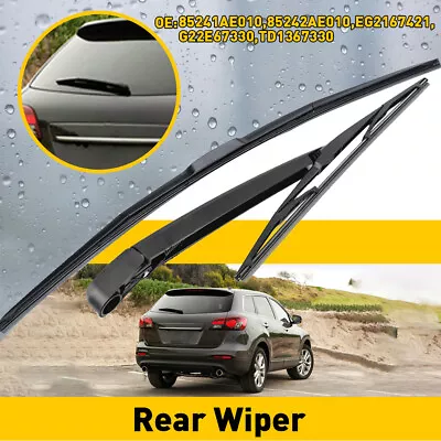 Rear Windshield Arm Wiper  Blade Set Replacement For 2007 - 2012 Mazda CX7 EOE • $11.99