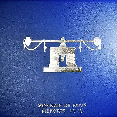 [#341829] Coin France Coffret Piéforts 1979 Monnaie De Paris MS Sil Ver • $2327