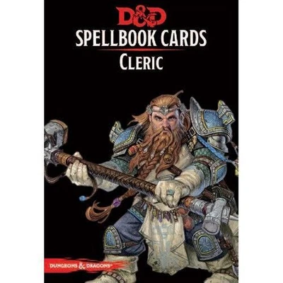$38 • Buy D&D Spellbook Cards Cleric Deck (149 Cards) Revised 2017 Edition