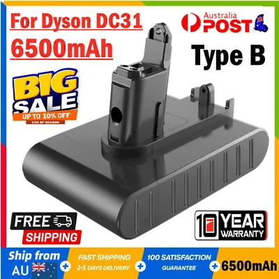6500mAh Battery For Dyson DC31 Type B DC34 DC44 DC45 DC35 917083-01 Animal Slim • $36.99