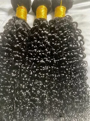 (1) Malaysian Curly Bundle - 100% Human Hair - 24 Inches • $65