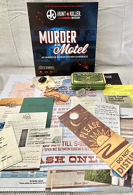 Hunt A Killer - Murder At The Motel (Complete Mystery Board Game) • $13