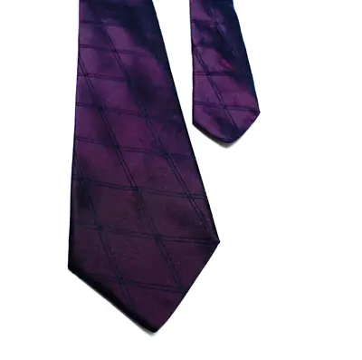 Handmade 7-fold KITON Neck Tie Dark Purple • $49