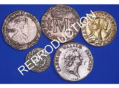 Scotland Scottish Coins Mary Queen Of Scots James VI Robert The Bruce [SCOT5] • $20.99