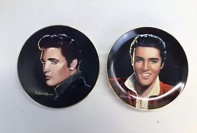 Lot Of 2 Elvis Portraits Of The King Plates (Plates 6 & 7) • $18.74