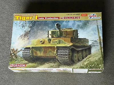 £55 • Buy Dragon 6383 1/35 Tiger I Late Production W/Zimmerit