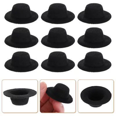 20PCS Mini Top Hats For Crafts Magician Hats For DIY Miniature Doll Hat Xmas • $7.19