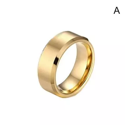 Tungsten Carbide Men's Ring Wedding Engagement Ring For Man NEW Jewelry • £1.40