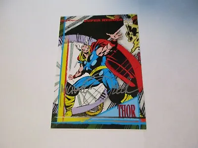 2015 Marvel Fleer Retro 1993 Skybox Universe Autograph / Auto 7 THOR - DAMAGED • $75