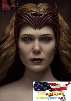 1/6 Scarlet Witch 5.0 Wanda Head Sculpt For 12  Female Figure Hot Toys ❶USA❶ • $37.99