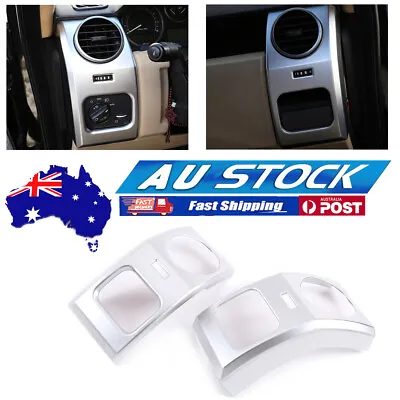 2PCS Silver ABS Dashboard Air Outlet Cover For Land Rover Discovery 3 2004-2009 • $59.99