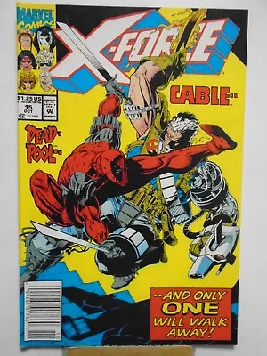 X-FORCE #15 (1992) Deadpool Cable Tolliver Domino Greg Capullo Marvel • $2.50