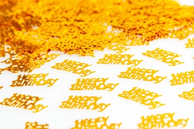 £3.59 • Buy Happy Birthday Foil Confetti Table Sprinkles Glitz Scatter Party Home Decoration