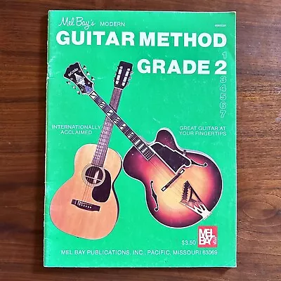 Vintage 1975 Mel Bay’s Guitar Method Grade 2   • $10