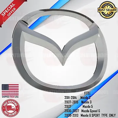 Front Grille Emblem Mazda 2 3 5 6 Mazda Speed6 C235-51-731A Grill Logo Badge • $15.50