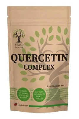 Quercetin 500mg Sea Moss Complex Natural  Quercetin Capsules Vegan Supplement • £9.98