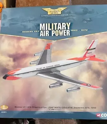 Corgi Diecast 1:144 Boeing VC-137A Stratolifter USAF MATS Andrews AFB AA32911 • $53.06