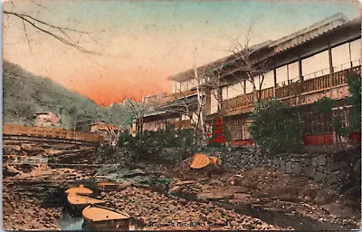 Japan The Karuruse Hot Bath Nagasaki Vintage Postcard C067 • $7.99