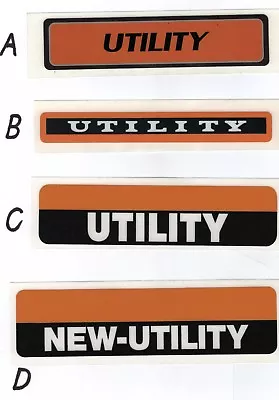 Victa UTILITY Orange/Black Vintage Mower Repro Decals • $7.50