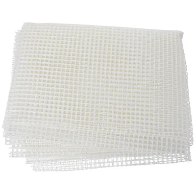 £13.37 • Buy  Cross Stitch Mesh Grid Clear Plastic Canvas Woven Fabric Net