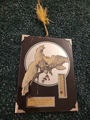 Vintage Mirrored Cockatiel Birds Advertising Palmgrove Co-op Iowa Thermometer  • $34.99