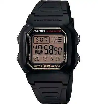Casio W800HG-9AV Chronograph Watch 100 Meter WR Alarm Date 10 Year Battery • $25