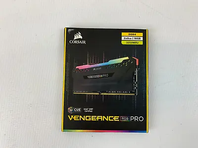 £55 • Buy Corsair Vengeance RGB Black PRO 16GB (2 X 8GB) DDR4 3200MHz 13025316a