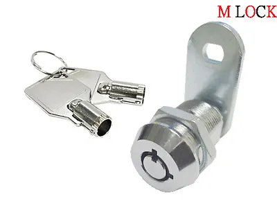 $8.50 • Buy 5/8  Tubular Cam Lock 90 Degree & 2 Key Pull Drawer Cabinet Toolbox Replacement