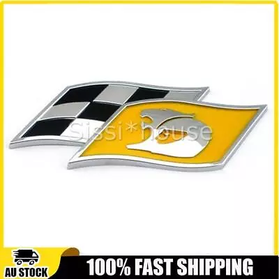HSV Racing Flag Badge Emblem For Holden Commodore GTS R8 Clubsport MALOO AU • $17.95