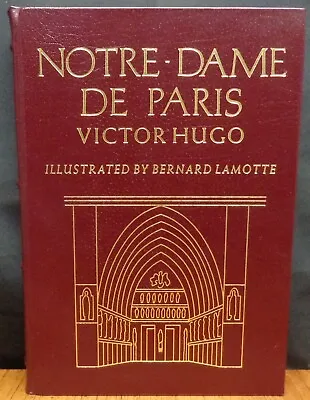 NOTRE-DAME DE PARIS By Victor Hugo Easton Press Leather • $54.99