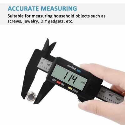 £5.39 • Buy 6'' LCD Digital Vernier Caliper Micrometer Measure Tool Gauge Ruler 150mm New UK