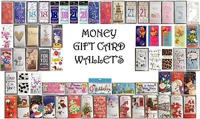 £6.99 • Buy Money Gift Card Wallet- Birthday,Open, Ages,Baby, Wedding, Sympathy,Xmas, Easter