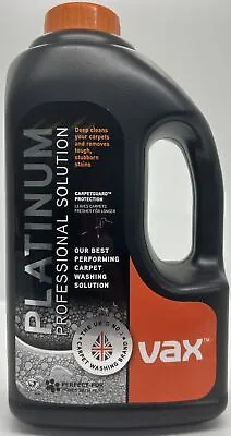 Vax Platinum Professional 1.5L Carpet Cleaner Cleaning Solution 21/04 BRAND NEW • £17