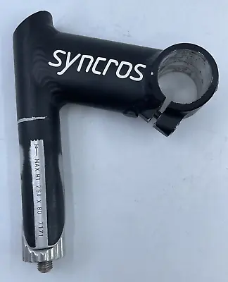 Classic SYNCROS Road Black 80mm Length 26.0mm Clamp Alloy Quill Stem • $47.99