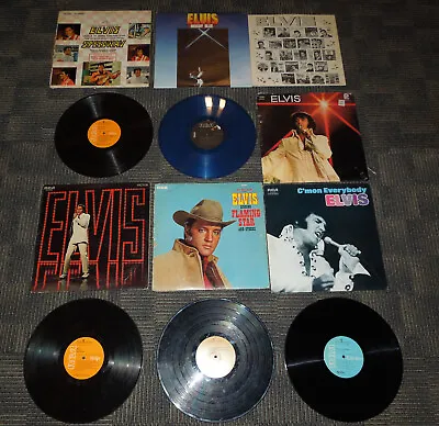 Elvis Presley 12  Vinyl Lot Of 17 Records • $139.95