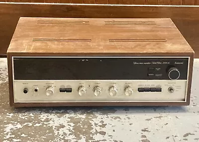 Vintage SANSUI  2000A Stereo Receiver With Wood Cabinet  For Parts Or Repair • $199