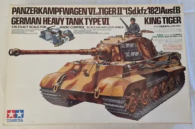 1981 Tamiya KING TIGER Type VI Tank 1:16 RC Item 56004 NEW Boxed Ultra Rare • £946.46