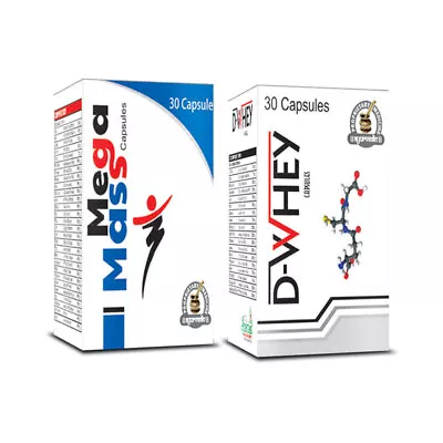 Mega Mass & D-whey Caps.ayurvedic Mass Gainer With Pure Herbs &natural Nutrition • $85.99