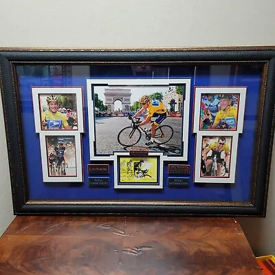 Lance Armstrong Signed Photo Collage Picture COA • £142.51