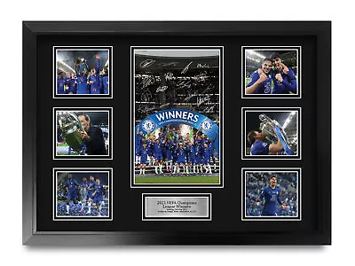 Chelsea Signed Large Framed A2 Champions League 2021 Printed Autograph Gift • £64.99