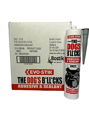 12x Evo-Stik The Dog's B*Ll*Cks Adhesive & Sealant Grey Interior & Exterior • $116.16