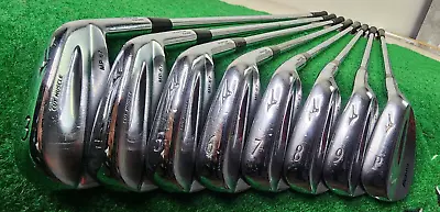 Mizuno MP67 Forged Cut Muscle Iron Set RH 3-PW Gold S300 Steel Shaft Clean Grips • $299